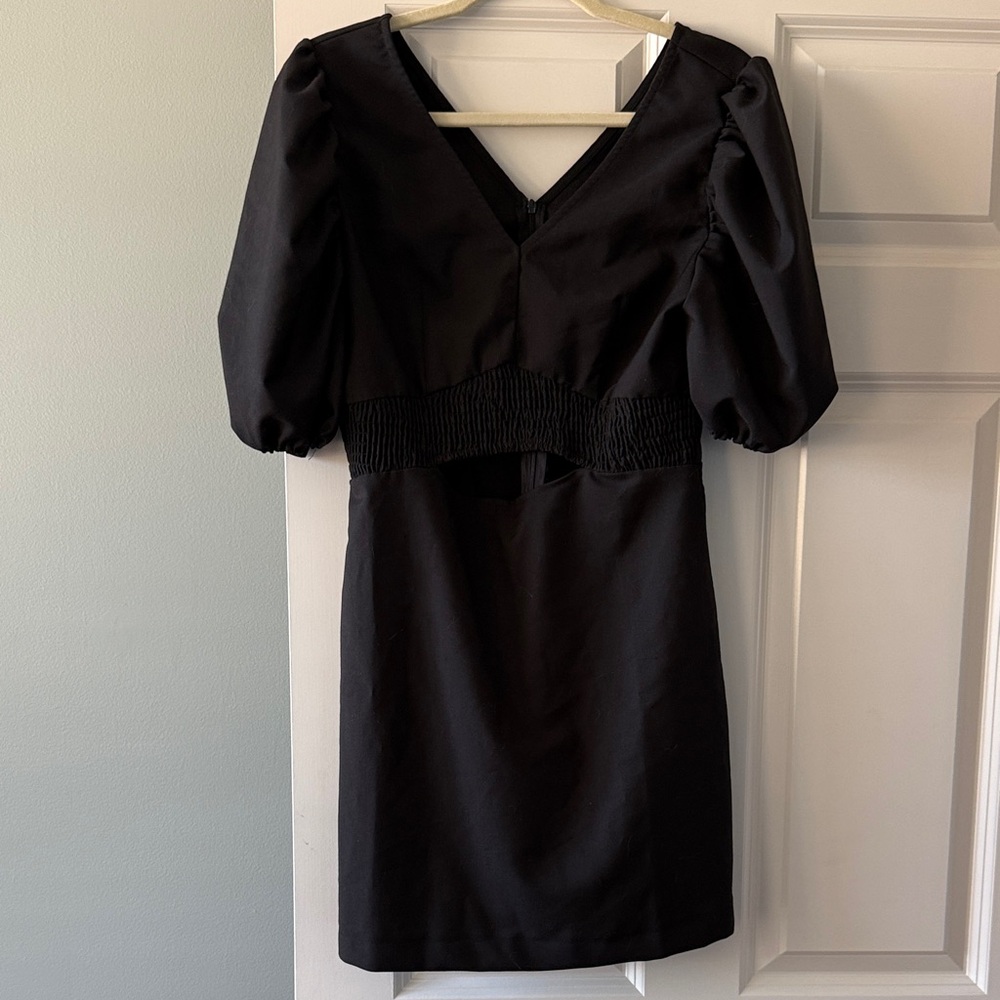 Little black dress with keyhole